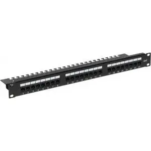 Patch panel 24x RJ-45 Delta PP-24/RJ/6C — 24 ports for copper Ethernet
