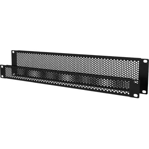 Rack vented blanking panel 19” CAYMON BSV02H – ventilation slots, 1U
