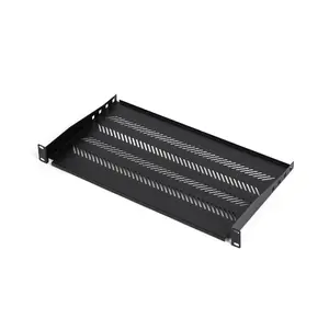 Rack shelf CATerpillar TN-19-250-1U-BK — 1U steel shelf, black