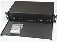 Molex PN modular 2U sliding optical tray (no front), black