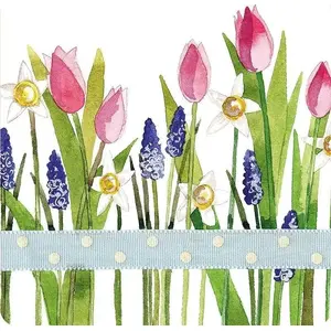Coaster TEKA C223 — spring flowers design