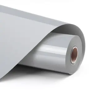Heat transfer vinyl roll LOKLiK SG-HTV-1018-US-L-B2B — Smooth silver, 305 mm × 1800 mm