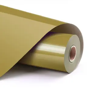 Heat transfer vinyl roll LOKLiK SG-HTV-1017-US-L-B2B — Smooth gold, 305 mm × 1800 mm