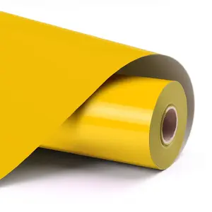Heat transfer vinyl roll LOKLiK SG-HTV-0743-US-L-B2B — smooth, yellow, 305 mm × 1800 mm