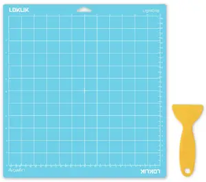 Cutting mat LOKLiK SG-GJ-0013-US-L-B2B, rubber, blue, 355×330×0.5 mm, pack of 3