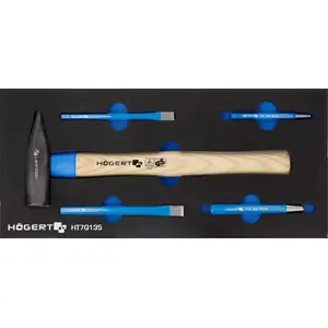 Tool set Airpress HT-7G135 — 5-piece toolkit for cabinet storage, EVA case