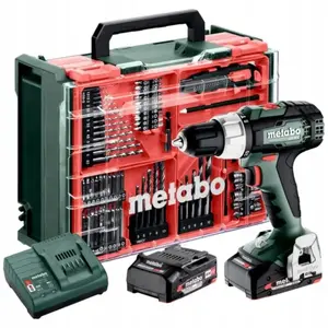 Мобильная мастерская in win METABO.SB 18 L с 2 аккумуляторами 18В 2,0 А·ч и зарядным устройством SC 30, 74 элемента