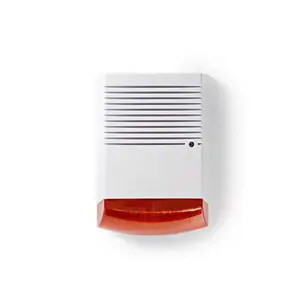 Dummy alarm box Nedis DUMSS20WT — white plastic wall-mounted, AA battery, 198×98×280 mm