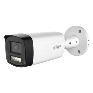 CCTV цилиндрическая камера DAHUA Lite 4K HDCVI фиксированный объектив (CMOS, 86,8°×44,6°, обнаружение 113,6 м) — внутр./наруж., проводная