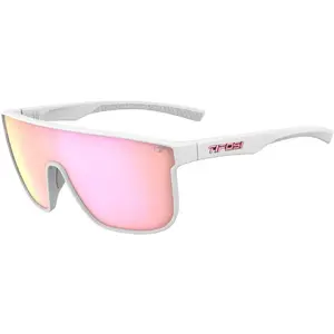 Солнцезащитные очки TIFOSI SANCTUM XL матовые белые с линзой Pink Mirror (1 линза, пониженная светопропускание)