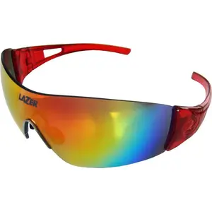 Protective Lazer Magneto Safety Glasses, red, universal size (LZR-OKL-MAG-CRRD)