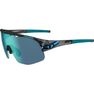 Sunglasses TIFOSI SLEDGE LITE crystal smoke with 3 lenses (Clarion Blue, AC Red, Clear)