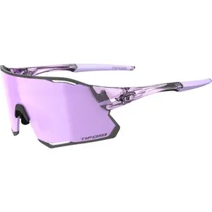 Очки TIFOSI RAIL RACE с линзами Clarion Purple, кристально‑пурпурная оправа, 2 сменные линзы (Clarion Purple и Clear)