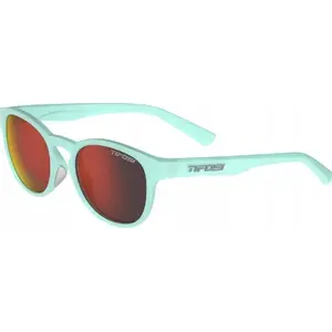 Солнечные очки TIFOSI SVAGO satin crystal teal — однослойная линза Smoke Red, пропускание света 15,4%