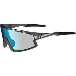 Saulesbrilles TIFOSI STASH CLARION FOTOTEC matētas smoke — Clarion Blue fotohromiska lēca 74%→14% gaismas caurlaidība