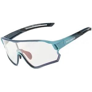 Cycling Polarized Kids Sunglasses Rockbros for ages 8–14 UV400 — Blue