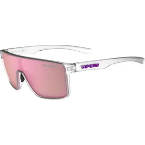 Очки TIFOSI SANCTUM satin clear с одной линзой Pink Mirror (пропускание света 15,4%)