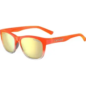 Солнцезащитные очки TIFOSI Swank — оправа orange rush, линза Smoke Yellow (указана светопропускная способность) — модель TFI-1500406074