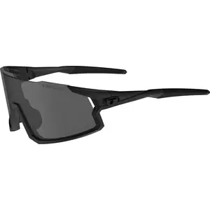 Sunglasses TIFOSI STASH blackout with 3 interchangeable lenses (Smoke 15.4%, AC Red 41.4%, Clear 95.6%)