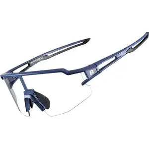 Велосипедные фотохромные очки RockBros модель 1024394 с защитой UV400 (UVA и UVB), синие линзы