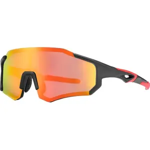 Велосипедные очки RockBros модель 1024398 — поляризованные линзы с защитой UV400, красная оправа
