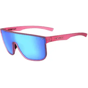 Очки TIFOSI SANCTUM XL матовый crystal pink с линзой Sky Blue Mirror (новинка 2025)