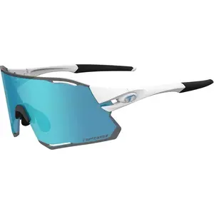 Очки TIFOSI RAIL RACE CLARION матовые белые с линзами Clarion Blue и Clear (пропускание света 14,7% / 95,6%)