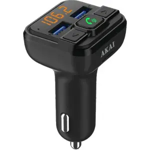 FM raidītājs AKAI FMT-20BT — auto Bluetooth FM adapteris