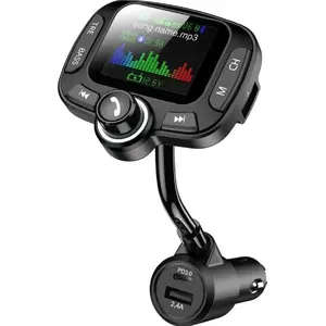 FM-трансмиттер с Bluetooth GoGen CTR603BTCN — автомобильный FM-трансмиттер для громкой связи и передачи аудио