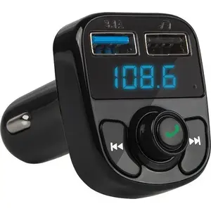 FM raidītājs BLOW T-01 (74-155#) — Bluetooth auto adapters zvaniem un mūzikai