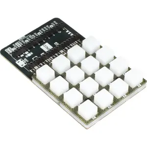 Backlit Pico RGB Keypad by PIMORONI for Raspberry Pi Pico — compact illuminated keypad
