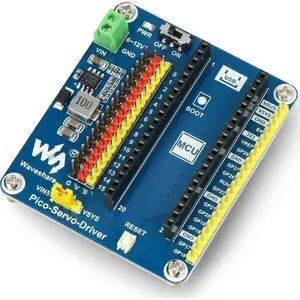 Waveshare 16-channel 16-bit PWM Servo Controller for Raspberry Pi Pico (model WSR-19721)