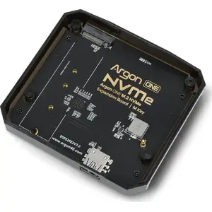 Paplašinājuma plate Argon40 Argon One M.2 NVMe priekš Raspberry Pi 4B — atbalsts M.2 NVMe SSD