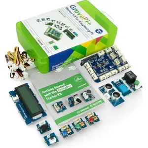 Starter Kit Grove Pi+ Plus priekš Raspberry Pi (Seeedstudio) — modulāri sensori un aktuatori priekš Pi 4B/3B+/3B/2B