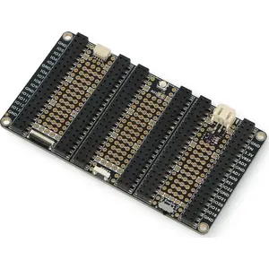 Prototype Breakout Board Green Cell Proto Tripler PiCowbell for Raspberry Pi Pico/Pico W with STEMMA QT/Qwiic Compatibility