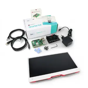 JustPi komplekts ar Raspberry Pi 5 8GB, SSD, monitoru, 32GB microSD un aksesuāriem