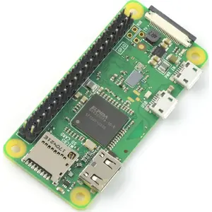 Одноплатный компьютер Raspberry Pi Zero WH 512 МБ RAM с Wi‑Fi и Bluetooth 4.1, с припаянными разъёмами