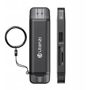 Картридер Ulanzi CR3 3-в-1 — для SD, microSD и USB, совместим с USB-C и USB-A