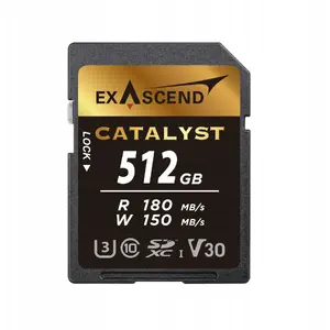 Atmiņas karte Exascend Catalyst UHS-I V30 512GB microSD ar SD adapteri