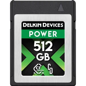 CFexpress Type B card Delkin Power 4.0 512 GB DCFX4P512