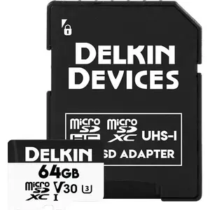 MicroSDXC memory card Delkin Trail Cam Hyperspeed 64 GB Class 10 UHS-I U3 V30