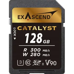 SD atmiņas karte Exascend Catalyst V90 128GB, UHS-II saskarne