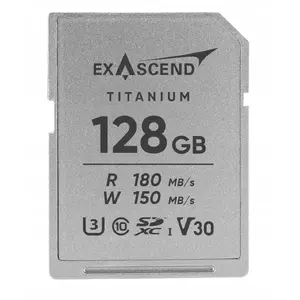 Memory card Exascend Titanium UHS-I V30 128GB microSDXC