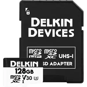 MicroSDXC card Delkin Trail Cam Hyperspeed 128 GB Class 10 UHS-I U3 V30