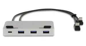 Laptop dock / port replicator LMP 19095 — Wired USB 3.2 Gen 1 Type-C, 85 W PD, Gigabit Ethernet, 4K, Silver