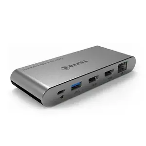 Dokstacija Wortmann AG TERRA MOBILE DOCKINGSTATION 770 USB-C ar diviem ekrāniem