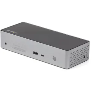 USB-C Docking Station StarTech S55157838 — Quad 4K60 DisplayPort & HDMI, 100W Power Delivery, USB-C + 3×USB-A, Gigabit Ethernet, Audio
