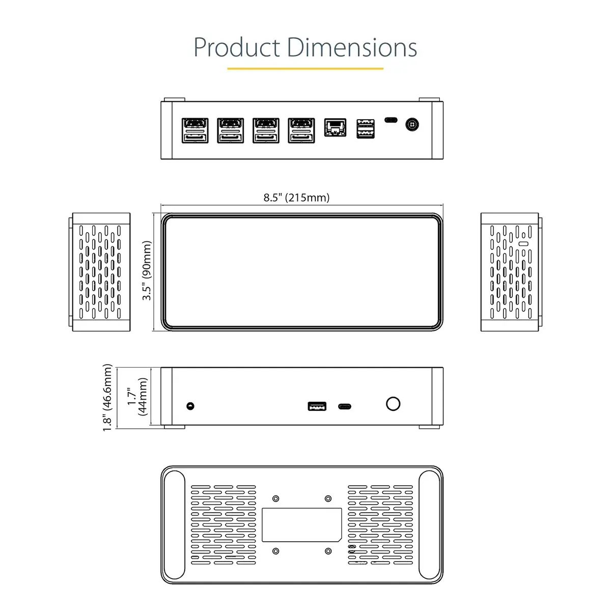StarTech USB-C Dock S55157838 — Quad 4K60, 100W PD Photo 16