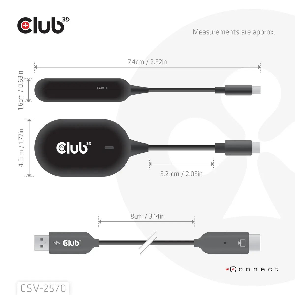 CLUB3D Wireless USB-C to HDMI CSV-2570 Photo 4