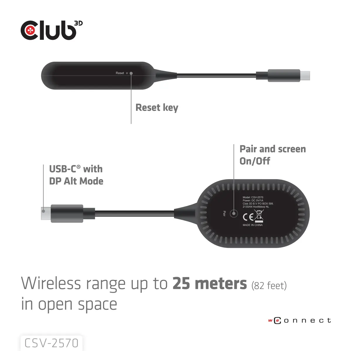 CLUB3D Wireless USB-C to HDMI CSV-2570 Photo 5